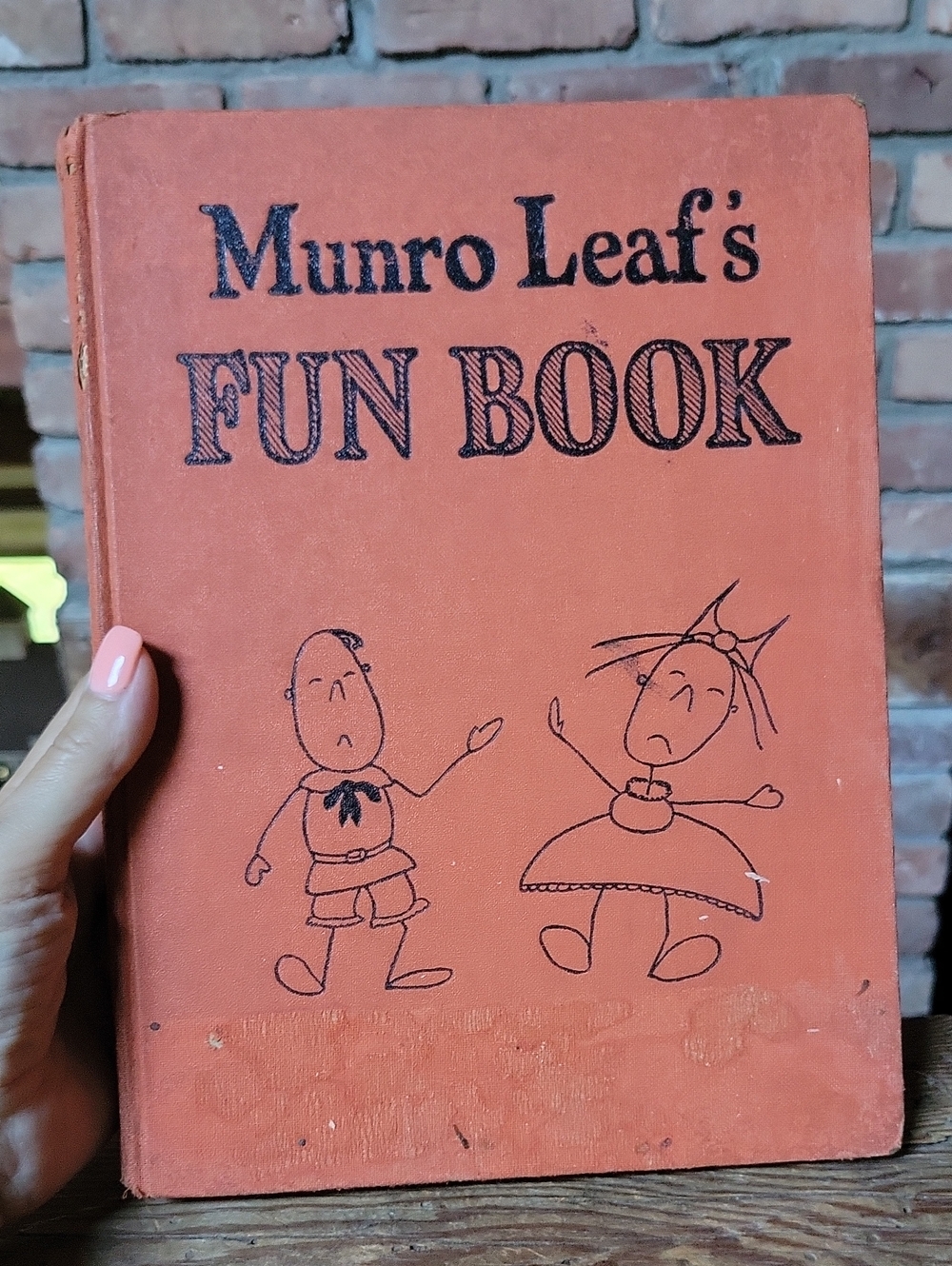 1941 Munro Leaf's FUN BOOK, Hardcover